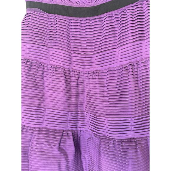 NWT BCBG Maxazria Purple HOCO Homecoming Winter Formal Y2K‎ Halter Dress Size 8 - Picture 3 of 10